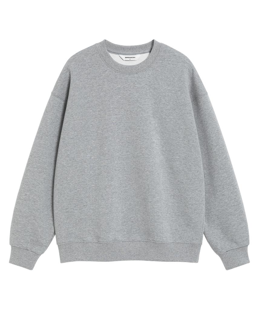Brenson (Renew Ver.) Loose Fit Sweat Set ( 2 Colors ) ( Fleece Line Option ) (Type A)