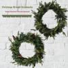 Christmas Pine Needle Wreath: Door, Wall, and Window Hanging Ornament for Festive Décor
