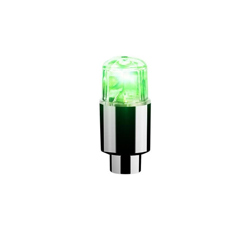 1/4Pcs Car Wheel Lights Cap Auto LED Light Wheel Tire Tyre Air Valve Stem Caps Cover for Car Motorcycle Auto Lights Accessories