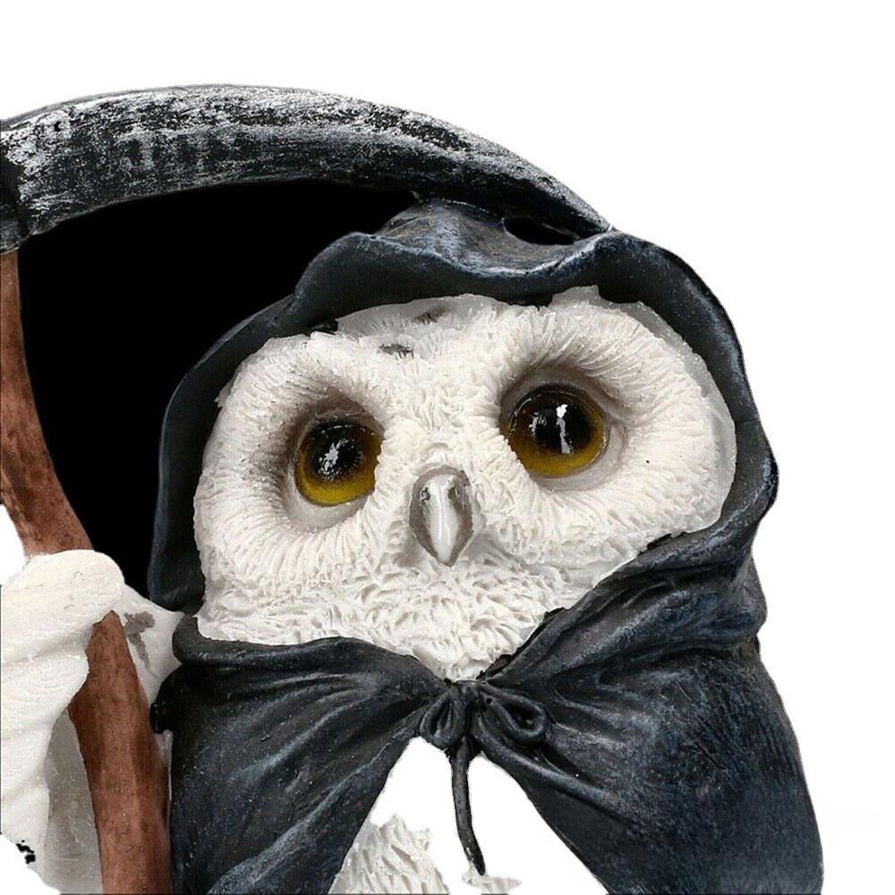 Harvest Captivating Owl Decorative Resin Piece For Garden And Interior Styling