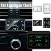 Car Quartz Electronic Clock Car Air Vent Self Adhesive Quartz Clock Workbench Storage Cabinet Noctilucent Electronics Clock