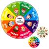 Cartoon  Round Living Room Bedroom Children's Room Carpet Crystal Velvet Non-Slip And Dirt Resistant Home Decor