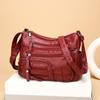 New Woven Multi-compartment Large-capacity Shoulder Bag Fashionable Versatile Multi-pocket Mother Bag