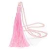 Colorful Crystal Long Tassel Necklace for Women - High-End Chain Jewelry