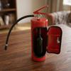 Creative Fire Extinguisher Wine Cabinet: Wall-Mounted Metal Storage and Ornament