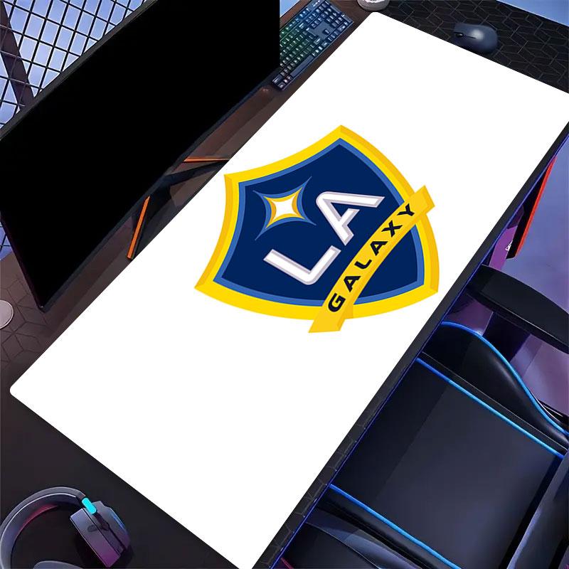 LA Galaxy Mouse Pad, Large Gaming Desk Mat, Non-slip XXL Mousepad for Laptop & Tablet, Mini PC Playmat with Stitched Edges