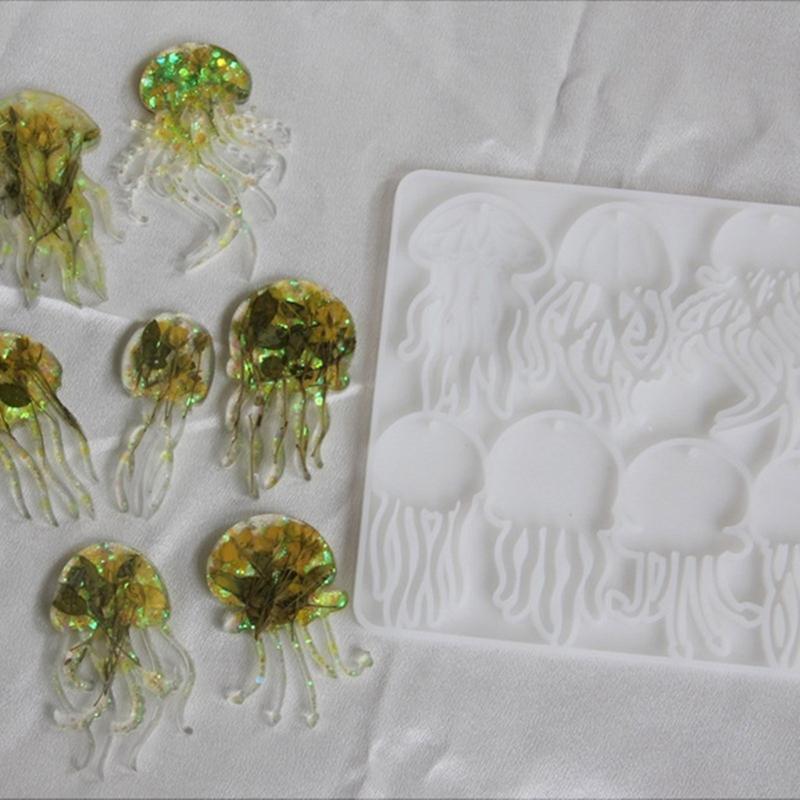 Premium Silicone Ocean Creature Pendant Casting Tool For Handmade Necklaces Earrings And Clay Art Creations