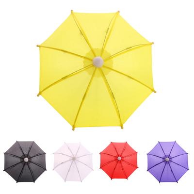 Accessory Rain Mini Solid Umbrella Play Toy Girls Doll Color Beads Kids Gift Toys Hobbies