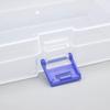 5 Pcs Transparent Lockable Plastic Storage Box Small Object Organizer Fishing Gear Accessories Case
