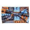 European American Women's Hair Band African Print Pattern Wide Edge Elastic Knot Sports Yoga Headband Women's Headwear Hair