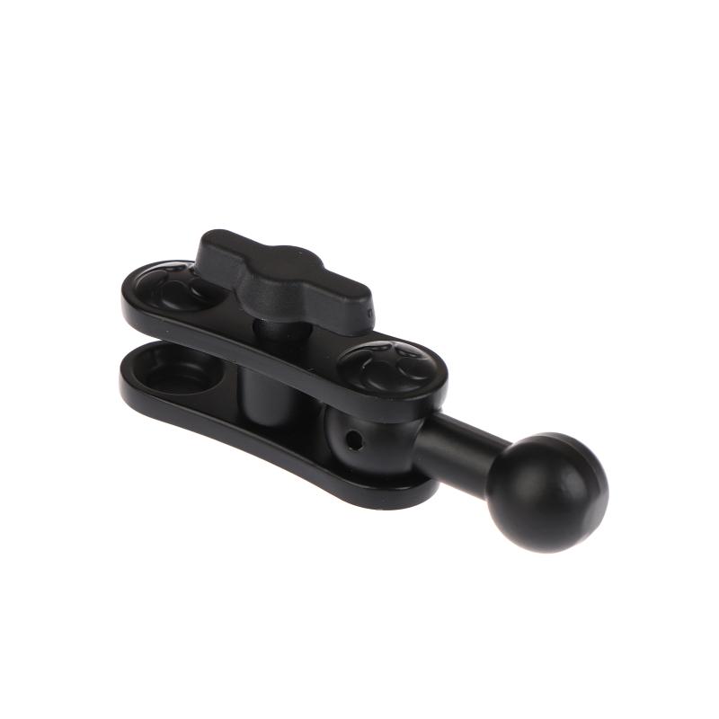 Adaptateur d'extension de support à bille en alliage 17 mm Tige d'extension rotative Pour évents de voiture Tableau de bord Supports de téléphone Accessoires