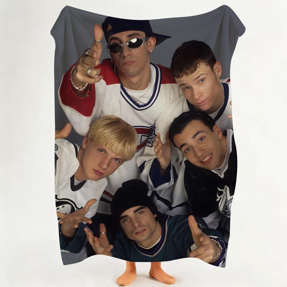 Coperta in Flanella Backstreet B Boys Throw B Adatta per Divano Soggiorno Camera da Letto