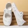 Fashion New Sports Leisure Women Beach Genuine Leather Shoe Fashion Mary Soft Sole Sneakers Wear-Resistant Big Size Handmade Women Shoes