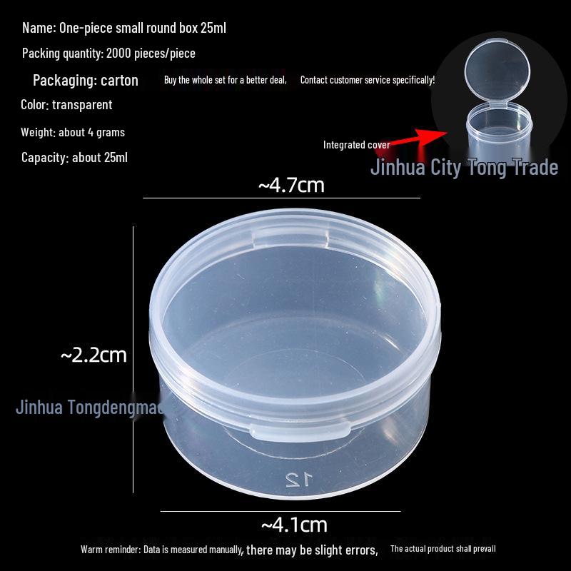 Transparent Storage Box for Electronics, Jewelry, Tools, Plastic Parts, and Fishing Tackle with Large Fixed Grids