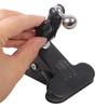Universal 360 Rotatable Metal Clamp Base 17.4mm Ball Socket Strong Iron Clamping for Camera Phone Tablet Mounts