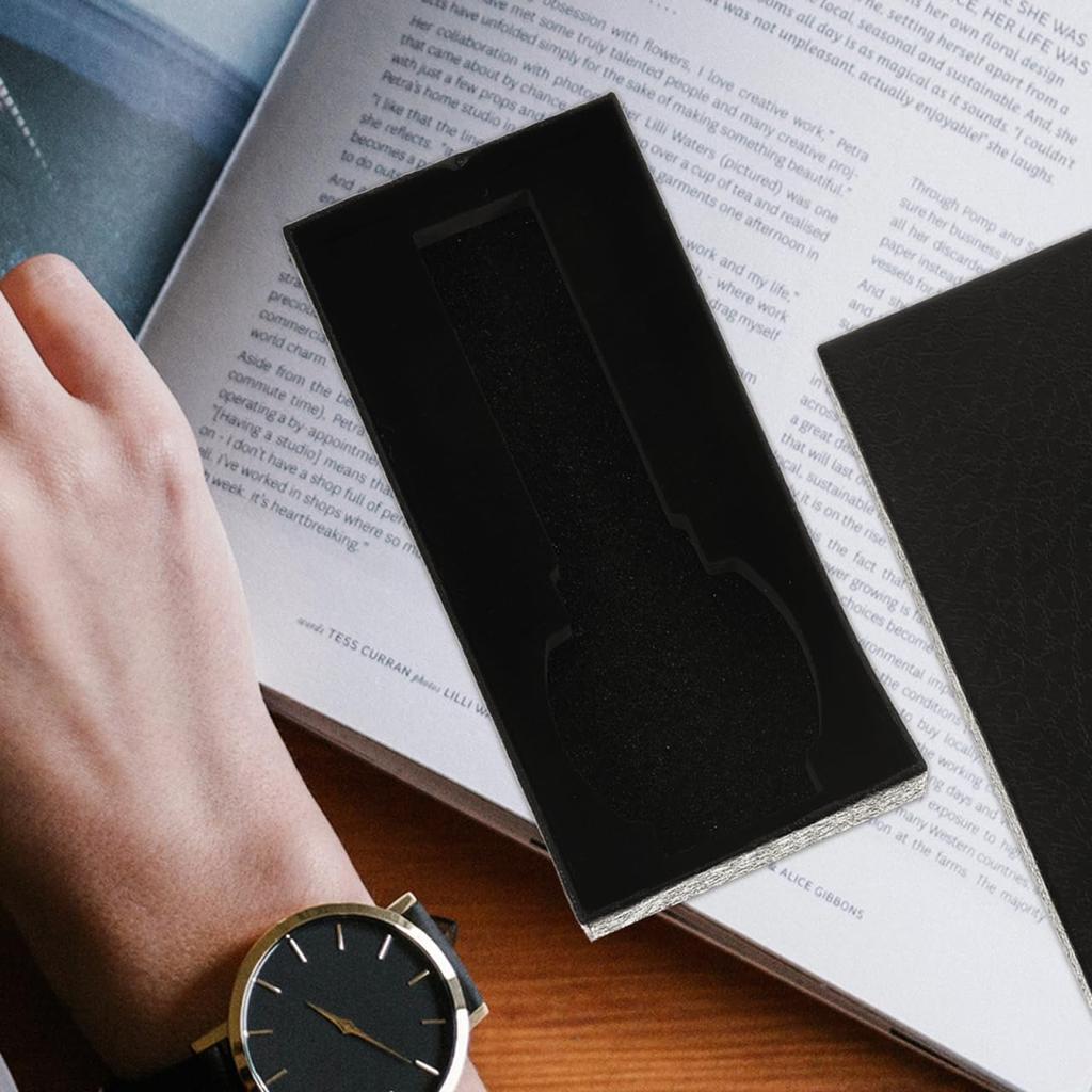 PACKOVE 10-Pack Watch Gift Boxes with Lids and Paper Foam Filling, Portable Watch Storage Cases, Perfect for Gifts, 5.7 X 2.6 X 1.2 Inches