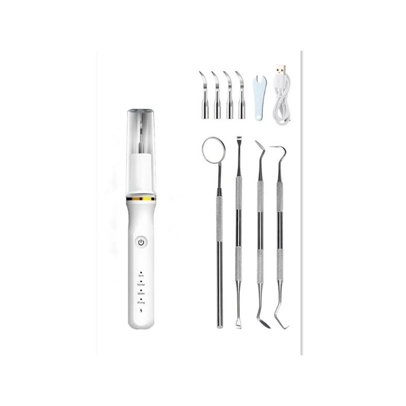 Ultrazvukový zubní odstraňovač zubního kamene a skvrn na zuby, sonický elektrický čistič zubního plaku, odstraňování zubního kamene
