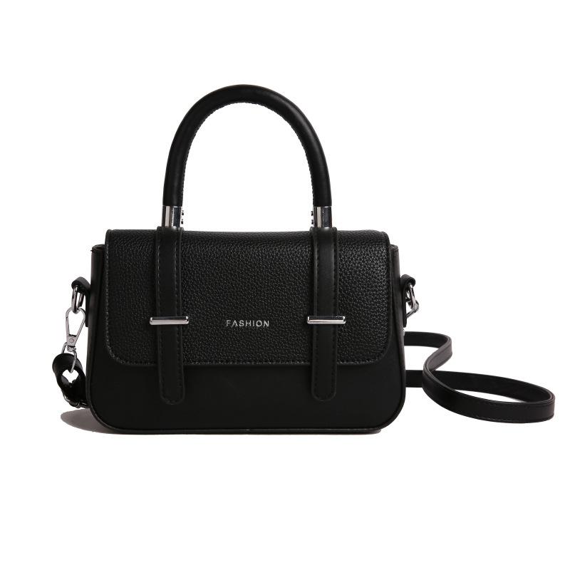 Fashion Retro Handbag for Women with Niche Versatile Single-shoulder Crossbody Bag Fashionable Simple Square Bag