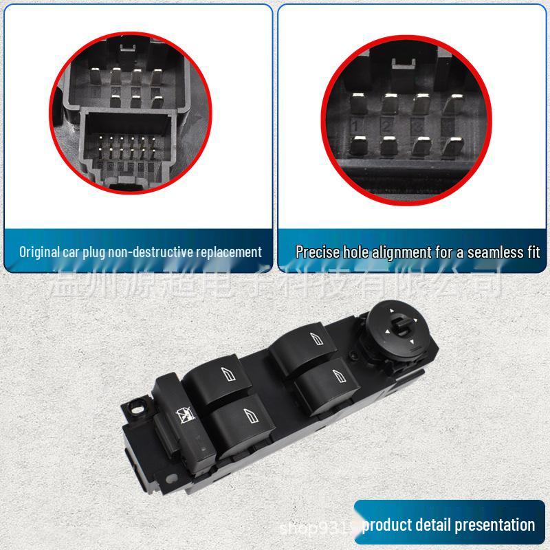 Ford Focus Power Window Switch BM5T-14A132-CA Button