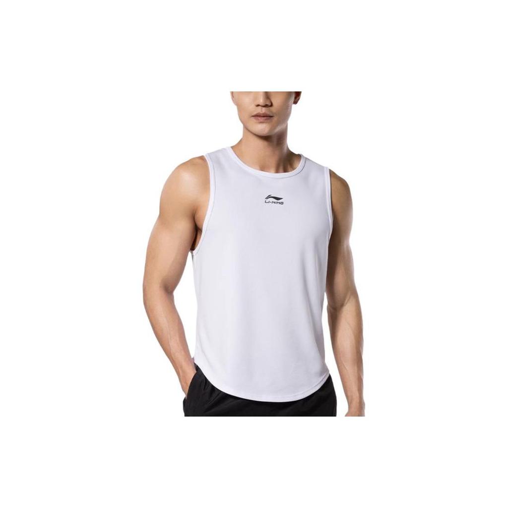 Li Ning Tank Top Men's Refreshing White AVST117-1