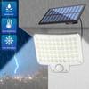240LED Outdoor Solar Motion Sensor Lights IP65 Waterproof 3 Modes Flood Light with Remote Security Wall Lamp for Garden Yard