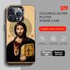 Orthodox Cross Icon Church ART Phone Case For iPhone 17,16,15,14,13,12,11,Pro,Max,Plus,Mini,X,XS,XR,8,S,SE Soft Black Case