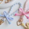 Handmade Bowknot Phone Lanyard Anti-lost Weaving Phone Wrist Strap  Phone Accessories