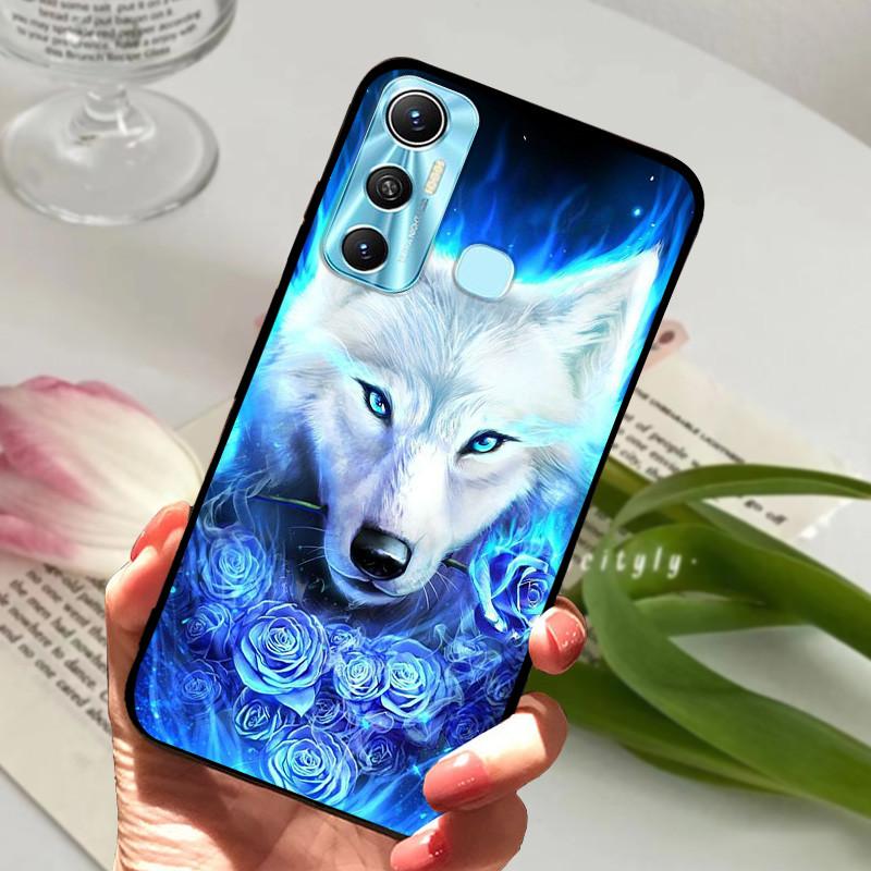 Für Infinix Hot 11 Hülle Coole Mode Wolf Hülle Weiche Silikon Handyhülle Für Infinix Hot 11 Hot11 X662 X662B X689F Hülle Bumper
