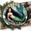 Enchanting Seashells Underwater Metal Wall Art Decor Flat 2D