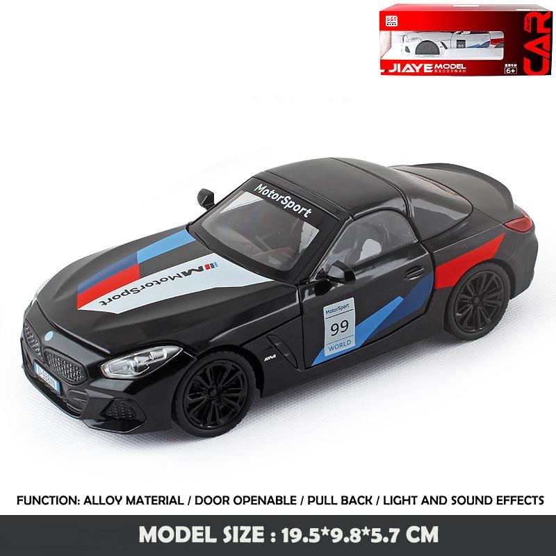 Simulation 1/22 BMW Z4 Coupe Convertible Supercar Model Collection Miniature Voiture Diecast Toy Vehicle Children Boyfriend Gift