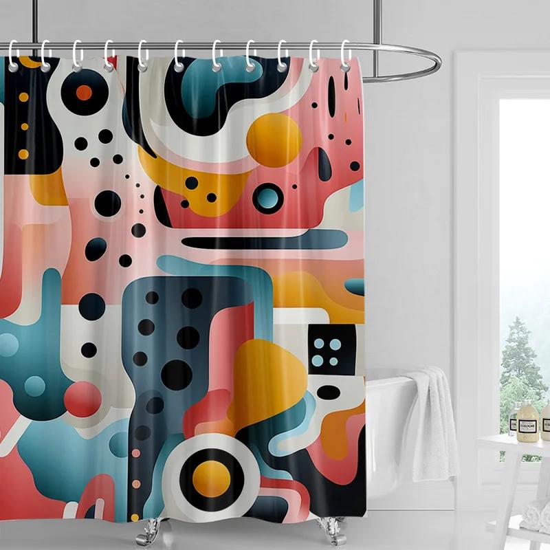 Domácí sprchové závěsy do koupelny voděodolná látka Moderní severský styl koupelnové závěsy sprchový závěs 180x200 240x180 aaaa