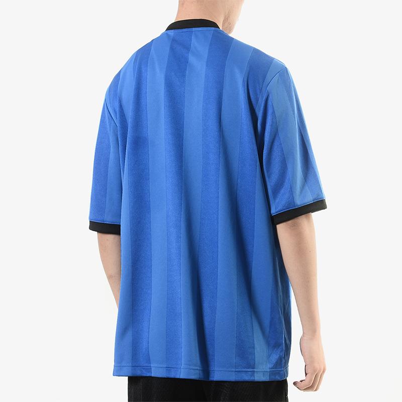 Adidas Creator Summer Soccer Crew Neck Short Sleeve Jersey Men Tops Blue DU2656