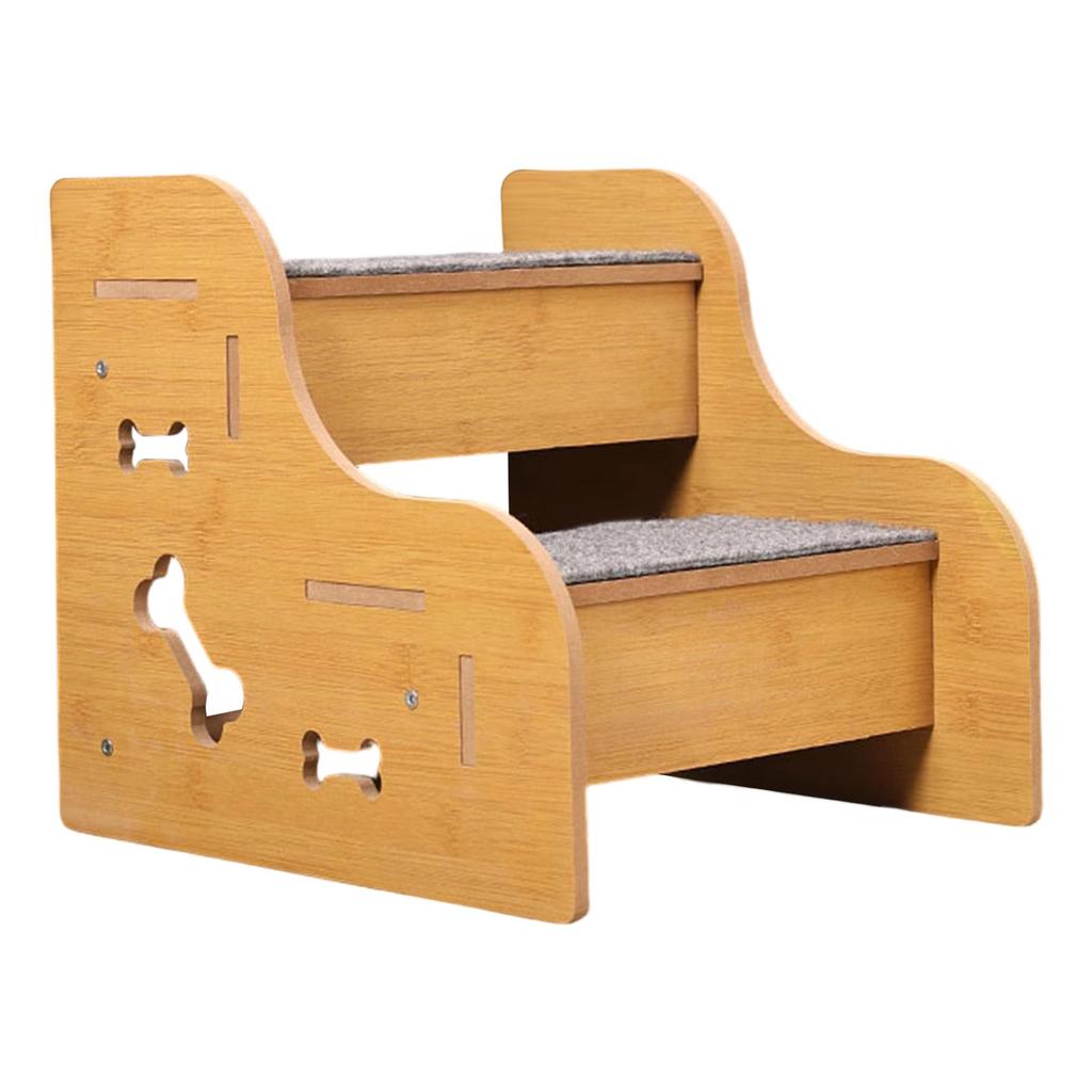 Scale in Legno per Animali Domestici Rampa Gradino Antiscivolo per Cani Gatti Letto Divano Divano per Uso Domestico