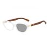 Stilvolle, photochrome Lesebrille im Cat-Eye-Design, ultraleicht, mit Blaulichtfilter, Unisex, Dioptrien 0 bis +4,0