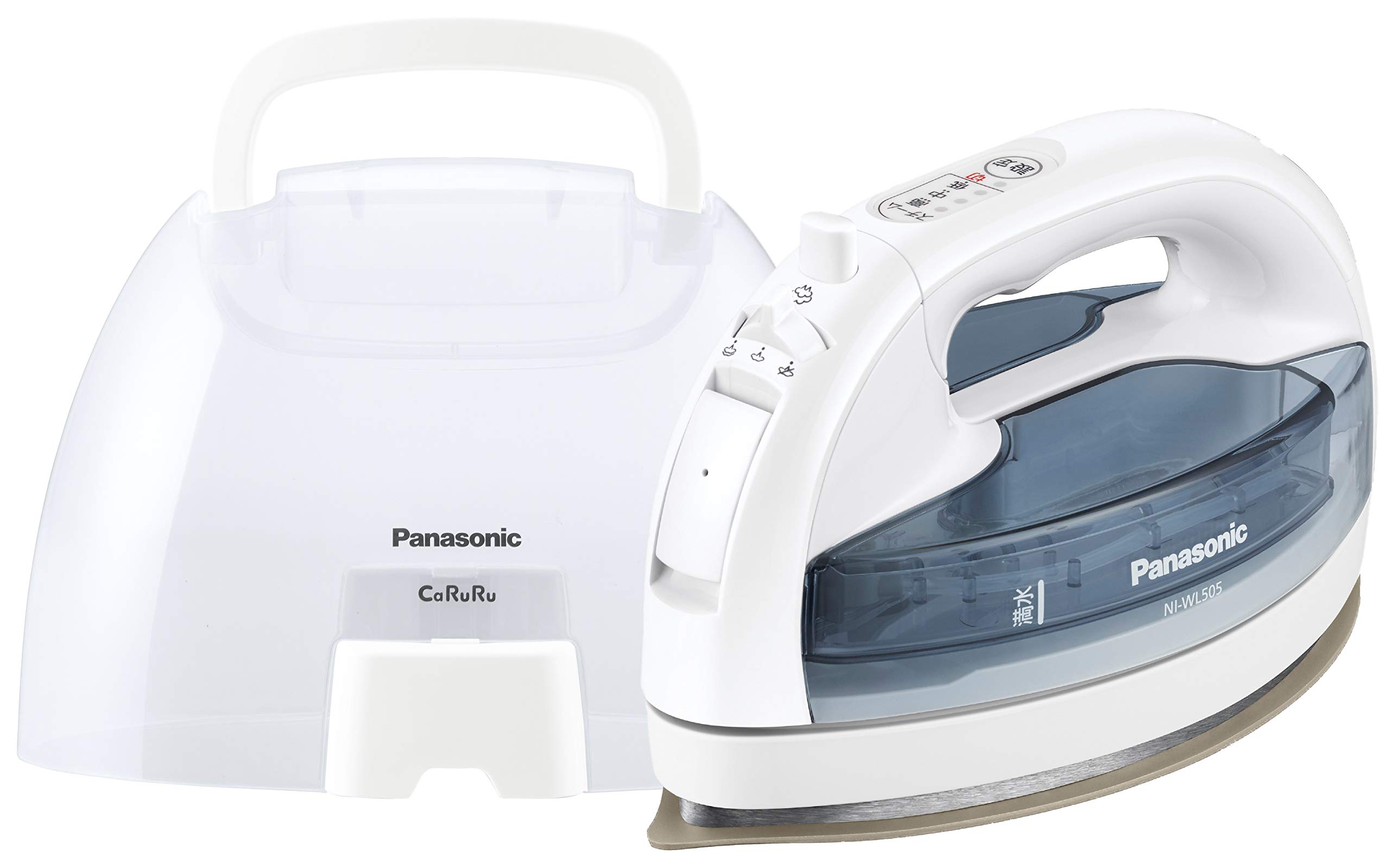 

Panasonic Cordless Steam W Head Iron Clear Gray NI-WL505-H