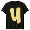 V Letter Alphabet Initial Mens T Shirt Womens Tee Graphic Top Personalized Gift