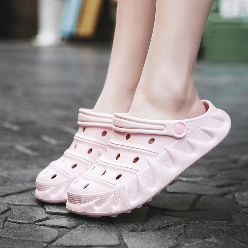 2024 summer beach Clogs slippers women casual Shoes Breathable sandals valentine slip on women flip flops home Slides for women
