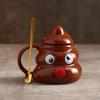 Cute Poop Mug Funny Ceramic Parody Poop Cup Personality Bizarre Poop Cup Birthday Gift