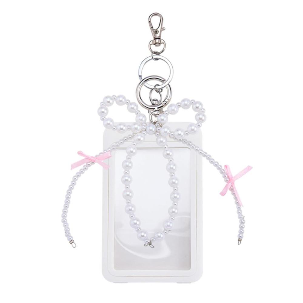 

Transparent Photocard Holder Hard Acrylic ID Card Case Stylish Photos Bag Charm ID Card 2