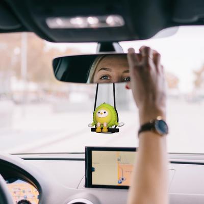 Rearview Mirror Decor Cute Crafts Charm Fruit Design Cute Rear View Mirror Accessories For Automobile Truck SUV Trailer Vehicle