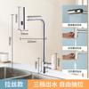 Robinet de cuisine extractible TLXT en acier inoxydable 304