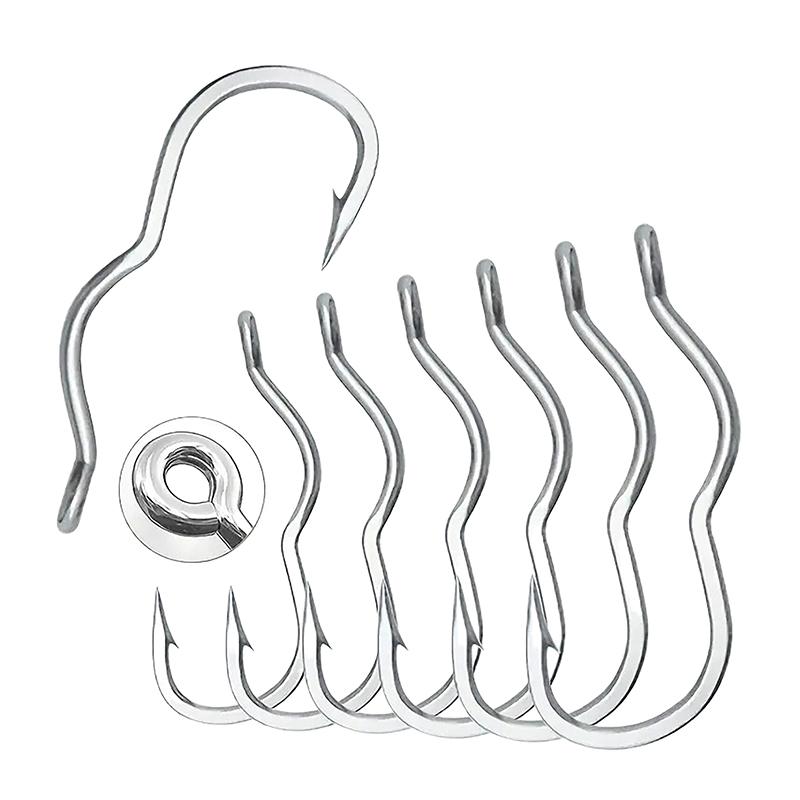 50Pcs Premium Fishing Hooks - Barbed Design For Anti-Slip & Secure Fish Grip | Reliable For Freshwater And Saltwater Hunting