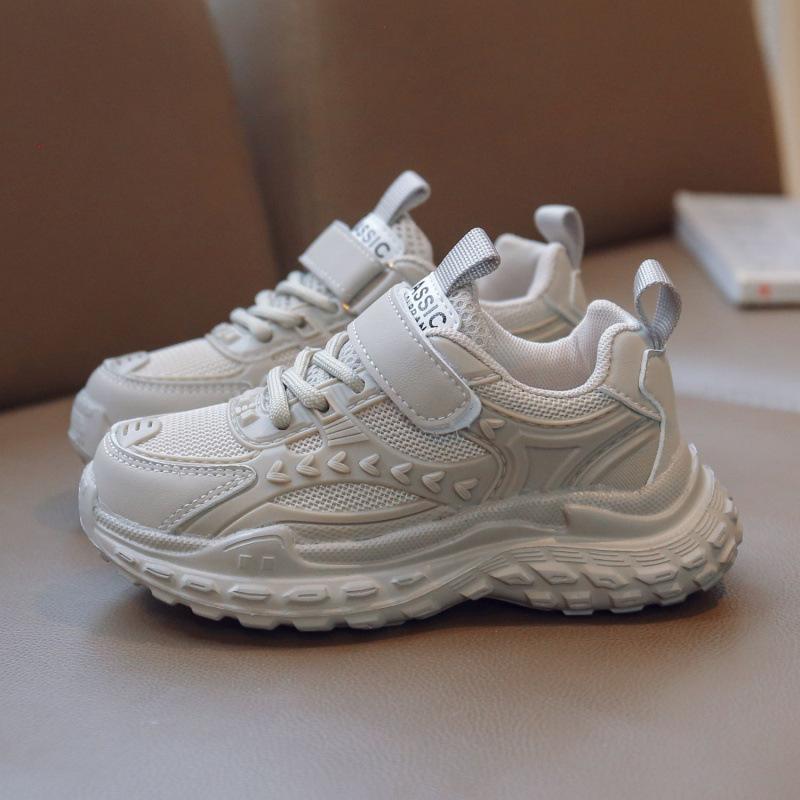 2024 Frühling und Sommer neue Kinder-Sportschuhe Mädchen weichsohlige Laufschuhe mittlere ältere Kinder atmungsaktive Mesh-Schuhe Jungen Freizeitschuhe