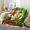 Coperta in Flanella con Stampa dei Flintstones, Alta qualità, Confortevole per Tutte le Stagioni, Decorazione per la Casa, Calore e Comfort