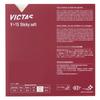 Victas Table Tennis Rubber Sticky Slightly High Energy 200130 V>15 Soft, Adhesive, Tension, Black, 2.0,