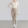 Premium Yoga Suit Women's Sports Top Skinny Long Sleeves Skinny Running Training Pilates Fitness Suit Spring