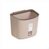 Wall Hanging Trash Can, Kitchen Cabinet Door Wastebasket, Saves Space, Easy Installation White 1