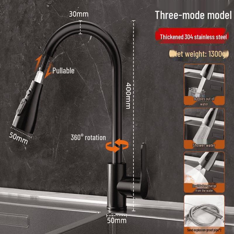 TLXT Kitchen Pull-Out Faucet