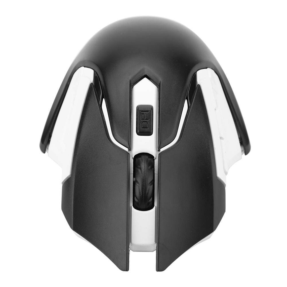 Optical 1200DPI Wireless Gaming Mouse Comfortable Grasp No Delay 2.4G Wireless Mouse - Black