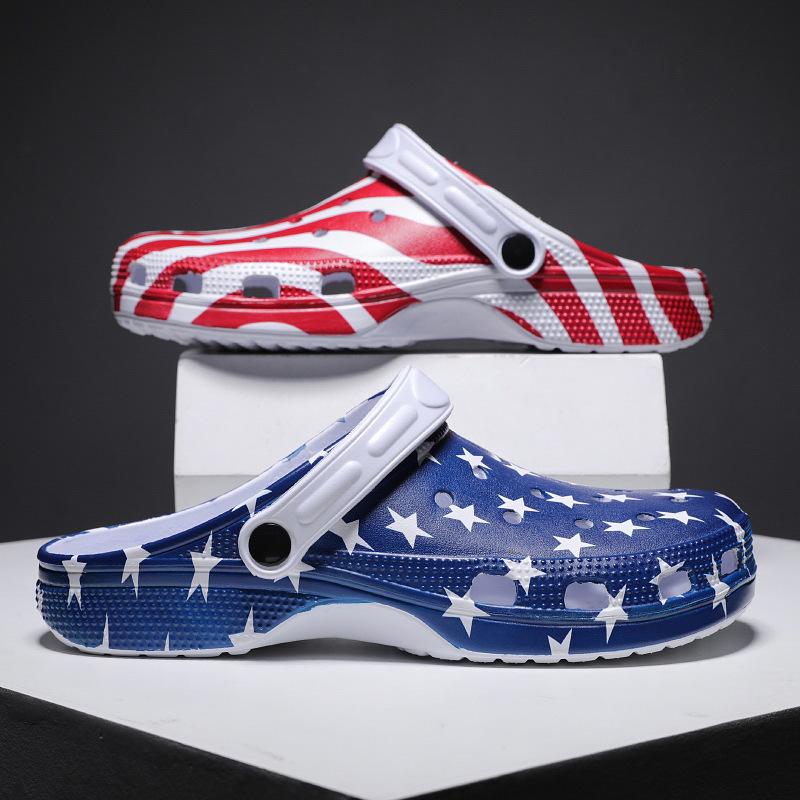 Men's XL Two-Way Summer Beach Sandals - Fashionable Outdoor Crocs